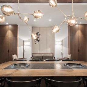 火锅店装饰图片,火锅店空间设计效果图