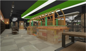 上海鲜诚超市有限责任公司,超市装饰图