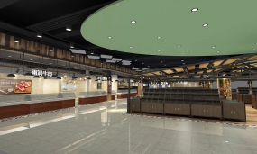 超市空间设计效果图,超市装修设计图片