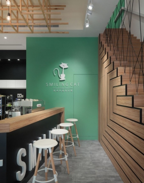 咖啡厅空间设计效果图,咖啡厅空间设计效果