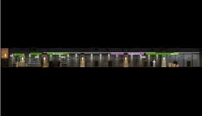 超市装修设计效果图,超市装修设计效果图