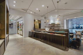 快餐店装修设计效果图,快餐店装修设计效果