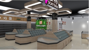 食品超市装饰图,食品超市装饰