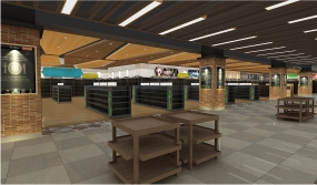 上海鲜诚超市有限责任公司,超市空间设计图