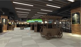 超市装修设计案例图,超市装修设计案例图