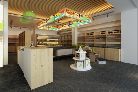 干果店装修设计实景图,干果店装修设计实景