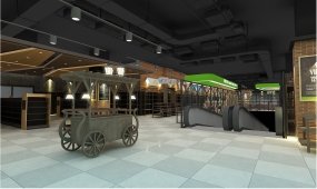 超市装修设计图,超市装修设计图