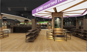 超市装修设计布局图