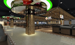 连锁超市装修设计平面图,超市装修设计图