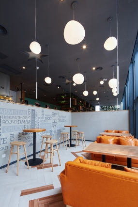 牛排餐厅设计实景图,牛排餐厅设计实景图