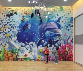 教育机构装饰效果图,教育机构装饰效果