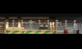 超市设计效果图,超市设计效果