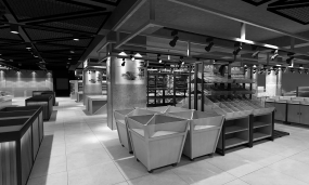 超市装饰实景图,超市装饰实景