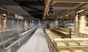 超市设计实景图,超市设计实景