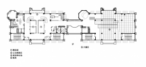 上海松江区江中早教中心,儿童乐园装修平面图