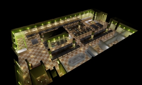 超市装饰实景图,超市装饰实景