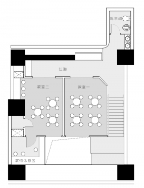 培训机构空间设计布局图