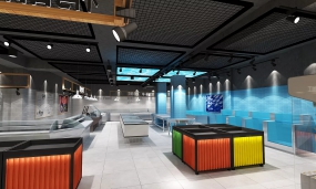  超市装修设计实景图,超市装修设计实景