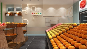 生鲜超市装修设计案例图,生鲜超市装修设计案例