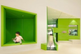 民办伊恩儿童早教中心,早教中心装修设计实景图