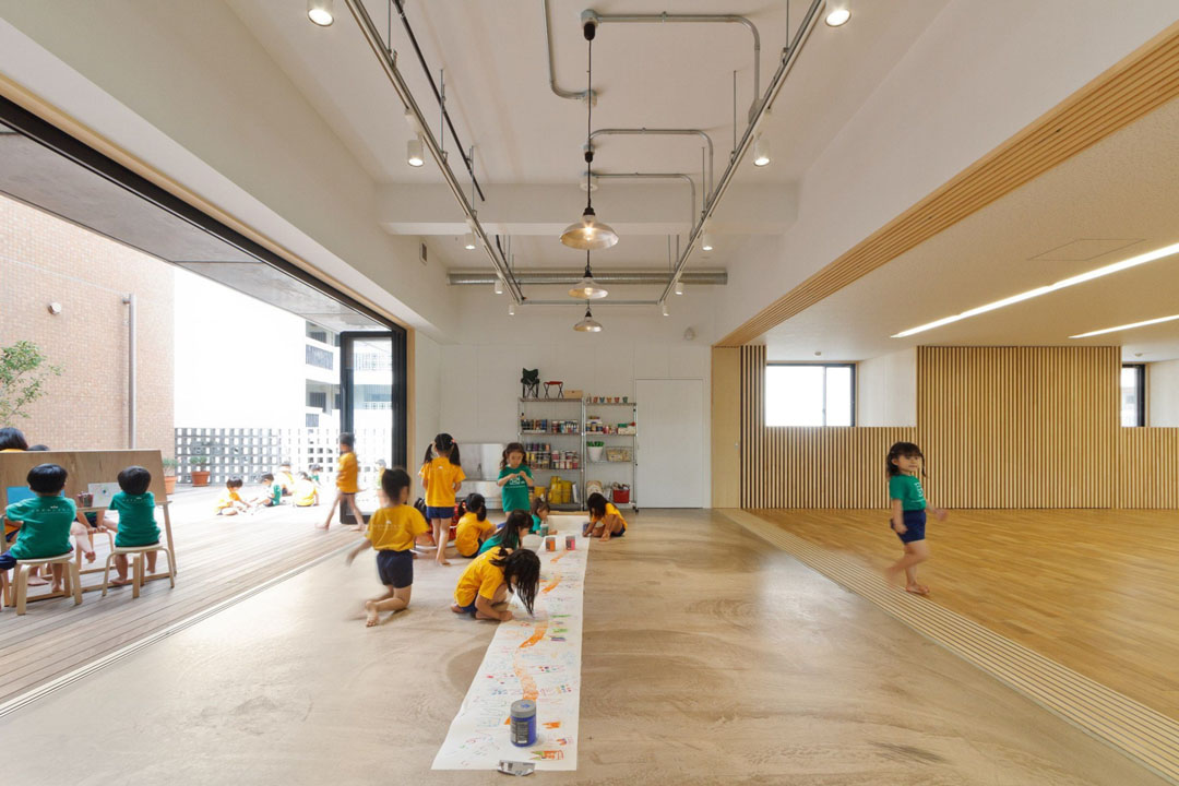 幼儿园设计效果图,民办九州幼儿园