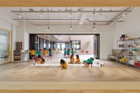 幼儿园设计效果图,民办九州幼儿园