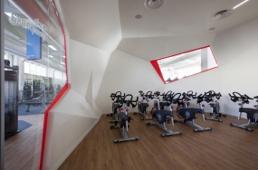 火火健身房设计效果图,火火健身房设计图