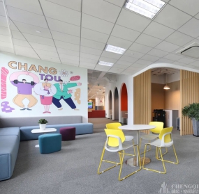 长投学堂办公室装修,理财机构办公室装修案例