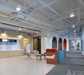 长投学堂办公室装修,理财机构办公室装修案例