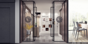 简约时尚展厅设计效果图,展厅设计效果图分享