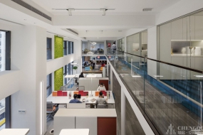 办公室走廊设计效果图