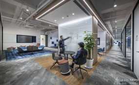 创意文化办公室活动区装饰设计效果图,办公室活动区设计效果图