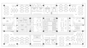 科技办公室平面图设计,科技办公室装修设计效果图