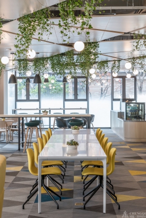 办公区装修设计效果图,办公区设计案例图片