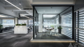 洽谈区装饰设计效果图,办公室洽谈区设计图