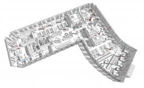 工业风办公室装修设计平面图,工业风办公室装修设计图