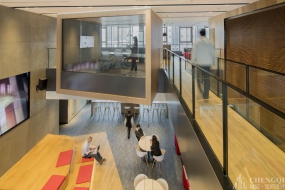 办公室活动区装修设计效果图