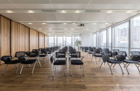 简约时尚类型会议室装饰设计效果图,会议室装饰设计效果图