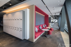 大气办公室洽谈区设计效果图