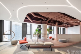 科技时尚办公室装修设计效果图