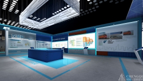 简约风展厅设计商业图,简约风展厅设计效果图