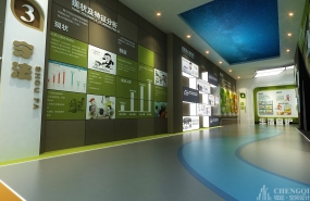 简单现代感青少年文化馆空间设计效果图,现代感青少年文化馆设计效果图