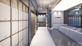 现代时尚风展示馆设计效果图,时尚风展示馆效果图