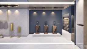 现代时尚风展厅装饰效果图,时尚风展厅效果图