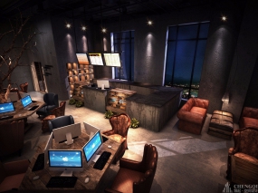 网吧装修设计图