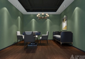 台球室空间设计实景图,台球室空间设计案例图