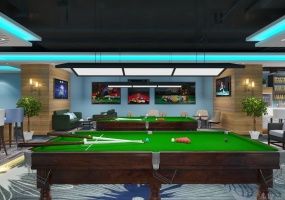 台球厅装饰图片,台球厅装饰实景图