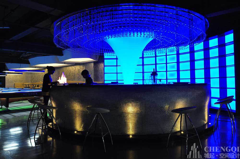 台球厅装修设计图片,台球厅装修设计实景图