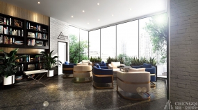 台球俱乐部空间设计效果图,台球俱乐部装饰图片