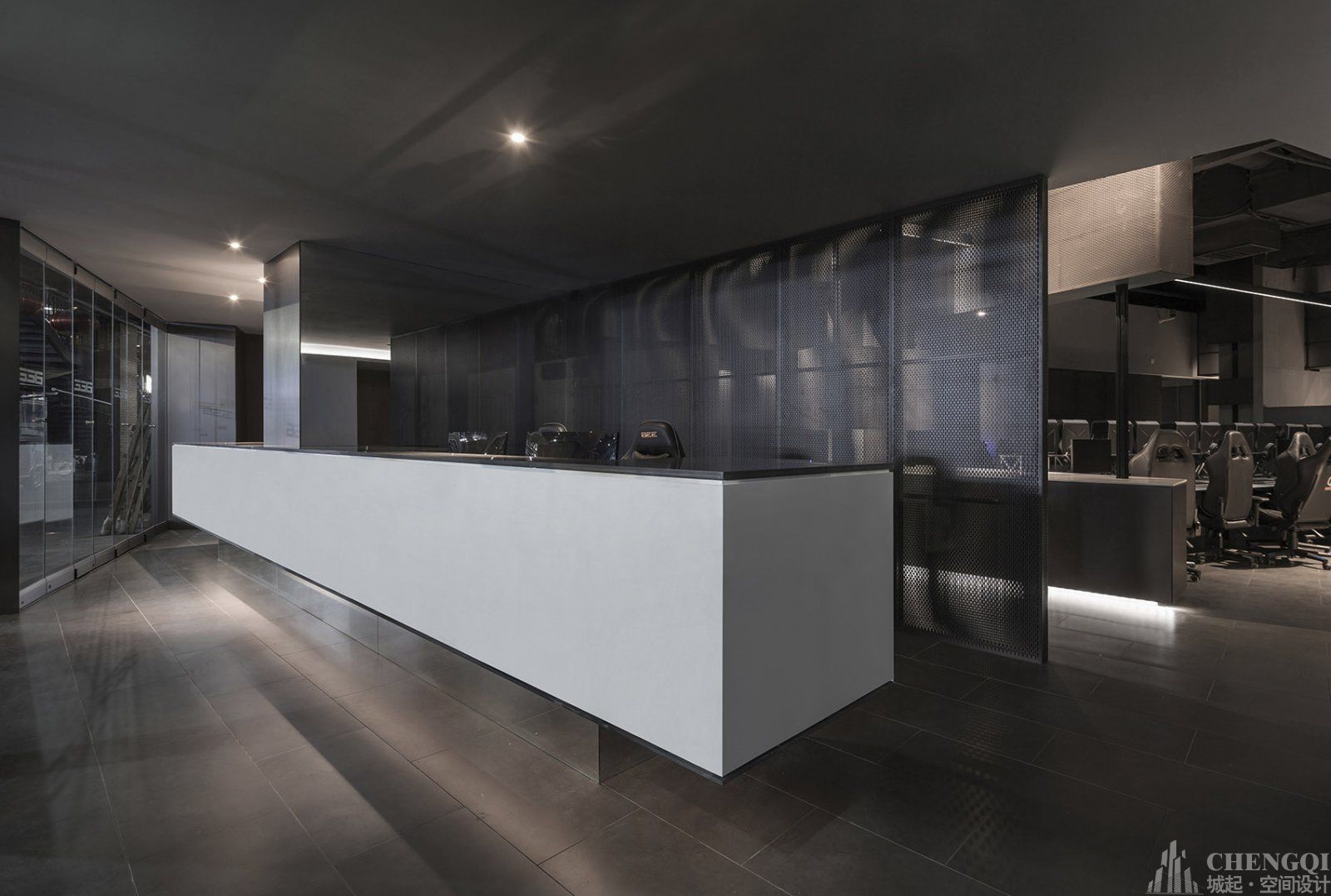 电竞俱乐部空间装饰图片,电竞俱乐部空间装饰实景图